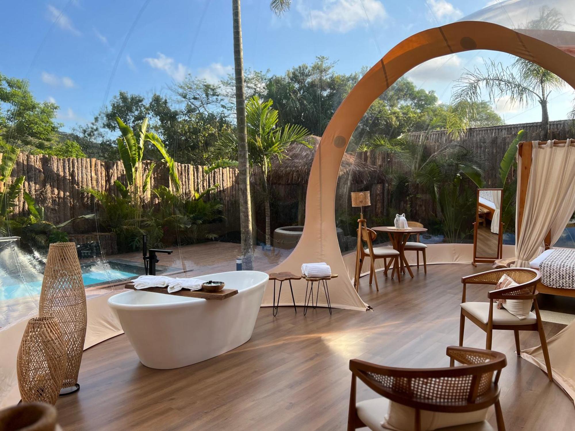 Zion Bubble Glamping Hotell Florianópolis Exteriör bild