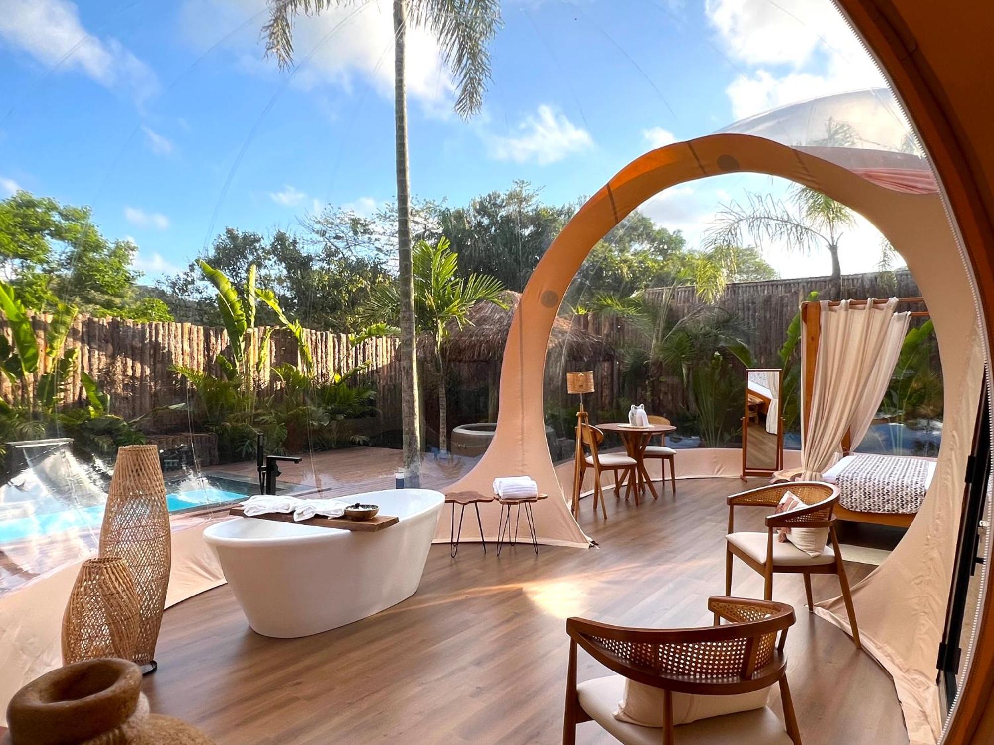 Zion Bubble Glamping Hotell Florianópolis Exteriör bild