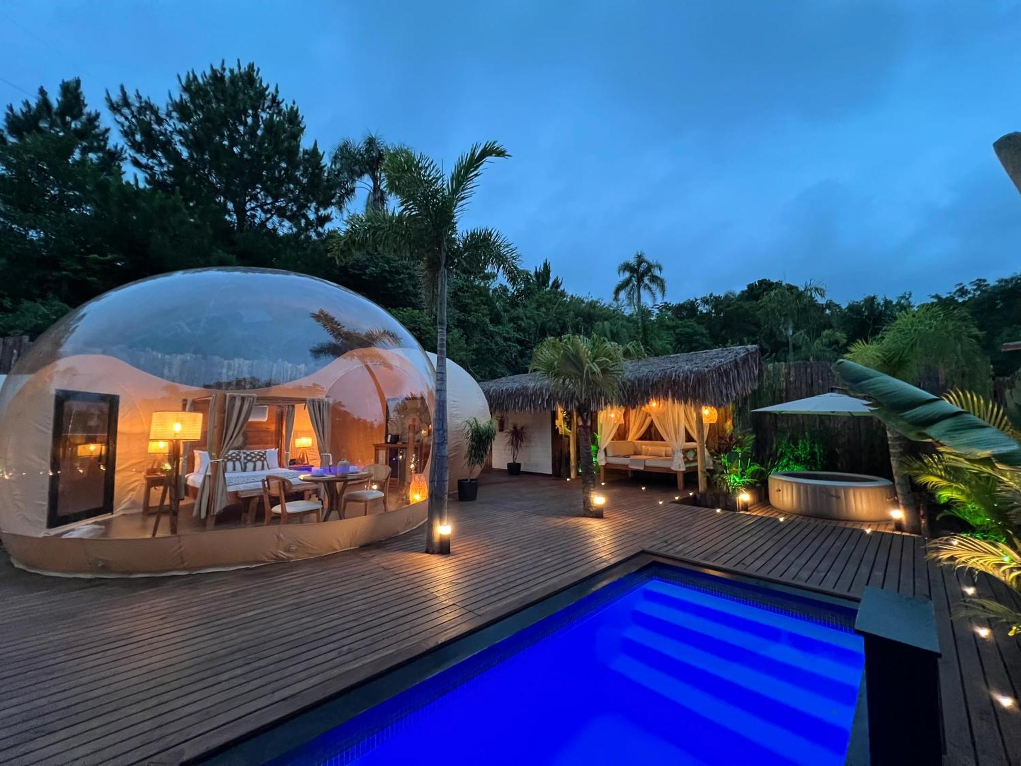 Zion Bubble Glamping Hotell Florianópolis Exteriör bild
